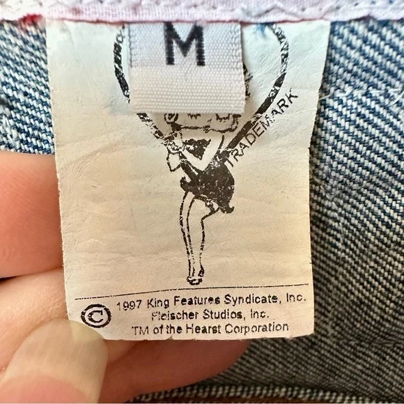 BOOP SET BAG COAT DENIM jacket and Crossbody bag by King Features 97 & 03 Gr… - Picture 16 of 16